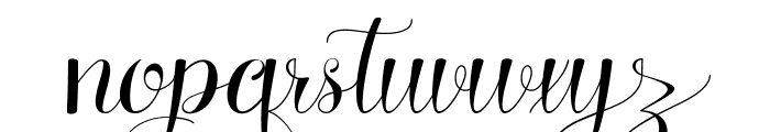 christabel love Font LOWERCASE