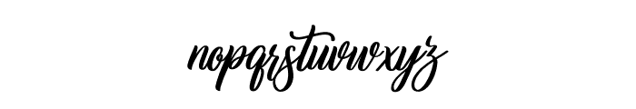 christina Regular Font LOWERCASE