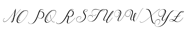 claudia-Italic Font UPPERCASE