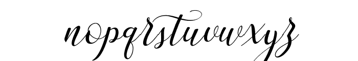 claudia-Italic Font LOWERCASE