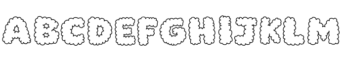 cloud flare Font UPPERCASE