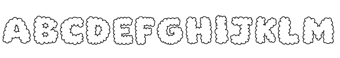cloud flare Font LOWERCASE
