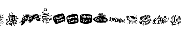 coffee lovers Font UPPERCASE