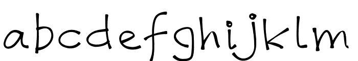 common Font LOWERCASE