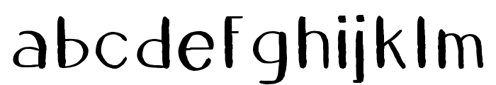 crazygrunge Font LOWERCASE