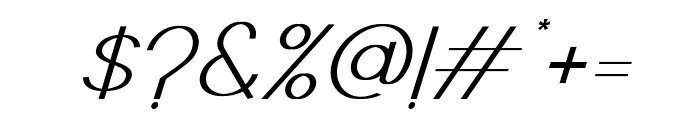 croiscella-Italic Font OTHER CHARS
