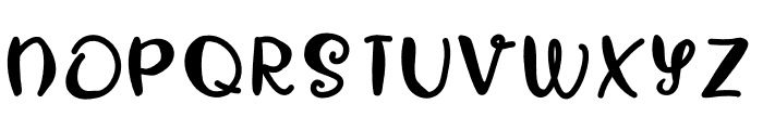 crushie Font UPPERCASE