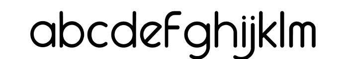 curve sans pro Regular Font LOWERCASE