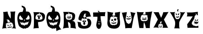 cute and scary Font LOWERCASE