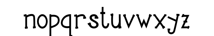 d'Borobudur Font LOWERCASE