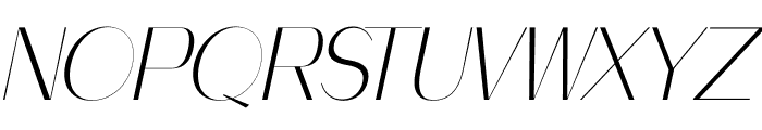 dapora Italic Font UPPERCASE