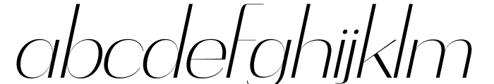 dapora Italic Font LOWERCASE