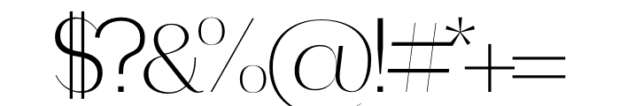 dapora Font OTHER CHARS