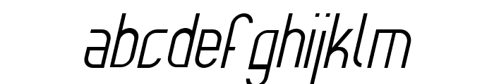 daun Light Italic Font LOWERCASE