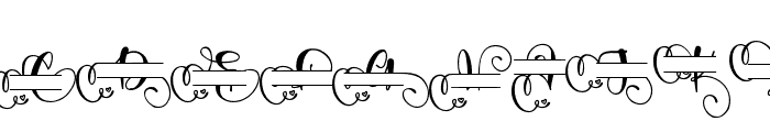 deardarlingmonogram Font UPPERCASE