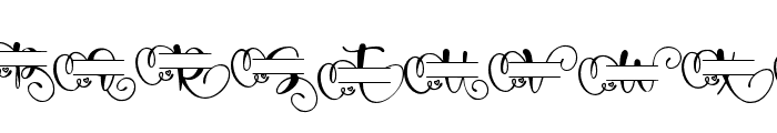 deardarlingmonogram Font LOWERCASE