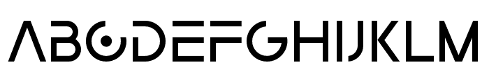 digitalgeometric-Regular Font UPPERCASE