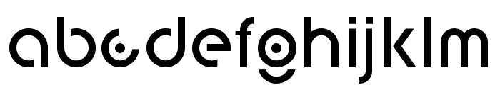 digitalgeometric-Regular Font LOWERCASE