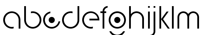 digitalgeometric-Thin Font LOWERCASE