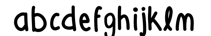 doodleboardthick Font LOWERCASE