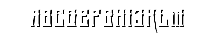 eltigresshadowtwo Font LOWERCASE