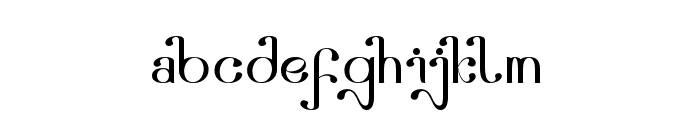 enchanted-Display Font LOWERCASE
