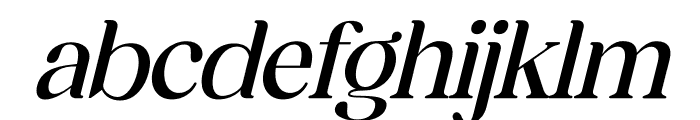 esthetique Italic Font LOWERCASE