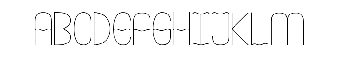everlash Regular Font UPPERCASE