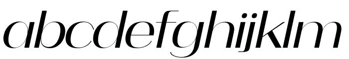 faddish Italic Font LOWERCASE