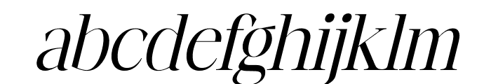 fangira Italic Font LOWERCASE
