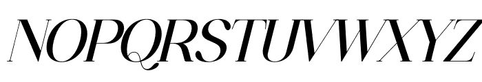 fanlste Italic Font UPPERCASE