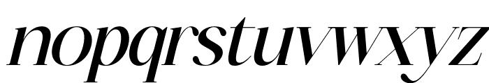 fanlste Italic Font LOWERCASE