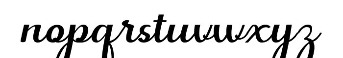fastline Script Font LOWERCASE