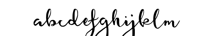 featherly handlettered Font LOWERCASE