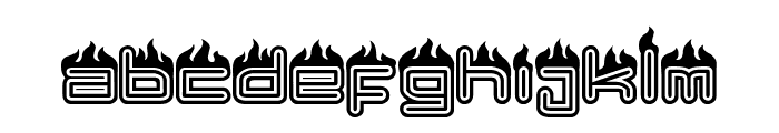 fire Font LOWERCASE