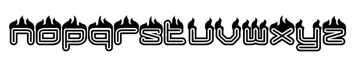 fire Font LOWERCASE