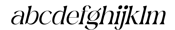 firgine Italic Font LOWERCASE