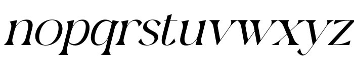 firgine Italic Font LOWERCASE