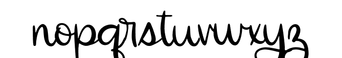 first snowfall Font LOWERCASE