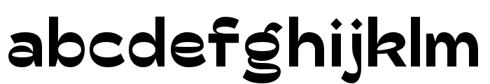 float-Regular Font LOWERCASE
