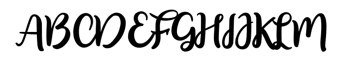 floristy Script Regular Font UPPERCASE
