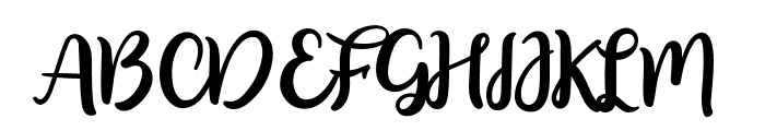 floristyScript-Regular Font UPPERCASE