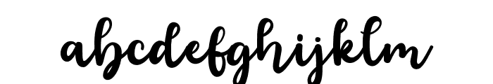 floristyScript-Regular Font LOWERCASE