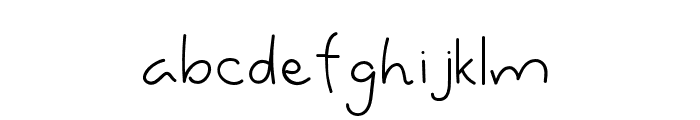 floynder-Handwriting Font LOWERCASE