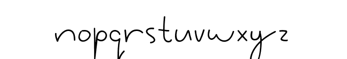 floynder-Handwriting Font LOWERCASE