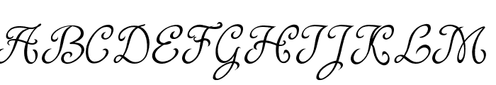 folasscript Font UPPERCASE
