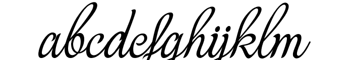 folasscript Font LOWERCASE