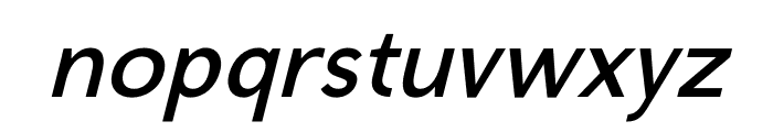 freshwost Italic Font LOWERCASE