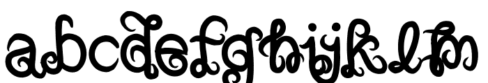 fuidwater Font LOWERCASE
