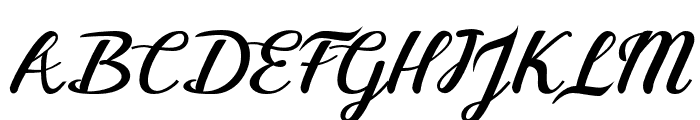 funtasticScript Font UPPERCASE